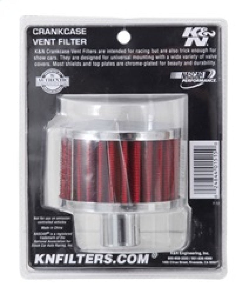 K&N Filter 1in Vent 3in Diameter 2in Height - Blais Performance Parts