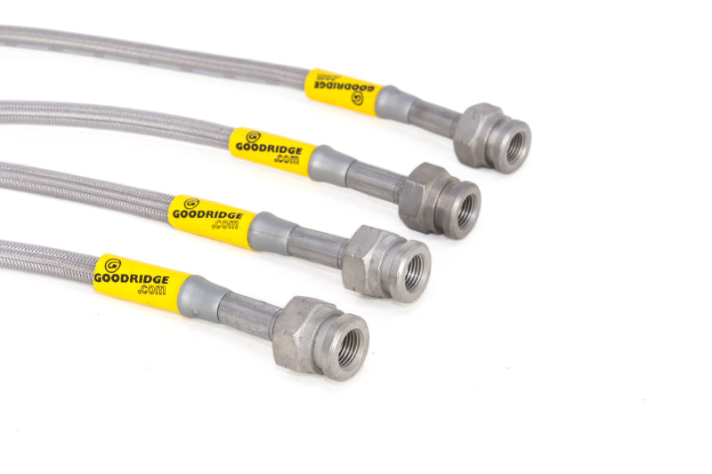 Goodridge 04-13 Mazda 3/Mazdaspeed3 Stainless Steel Brake Lines Kit - Blais Performance Parts