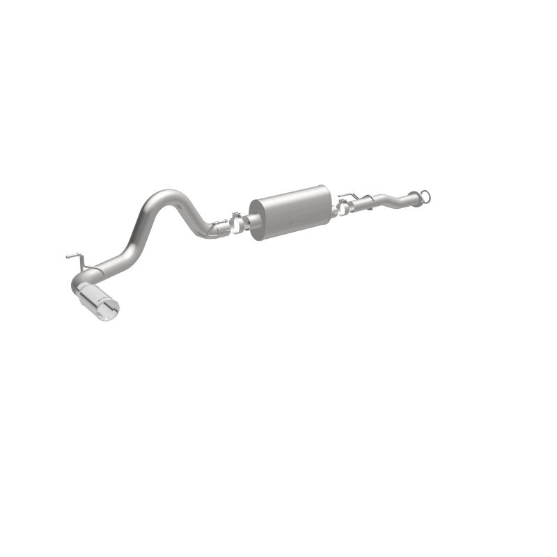 MagnaFlow Cat-Back 2016 Toyota Tacoma 3.5L V6 SS 3in Single Pass Side Exit Rear 4in Tip - Blais Performance Parts