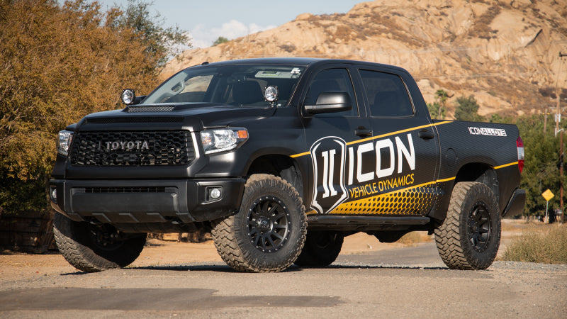 ICON Compression 18x9 5x150 25mm Offset 6in BS Satin Black Wheel - Blais Performance Parts