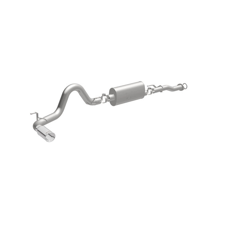 MagnaFlow Cat-Back 2016 Toyota Tacoma 3.5L V6 SS 3in Single Pass Side Exit Rear 4in Tip - Blais Performance Parts