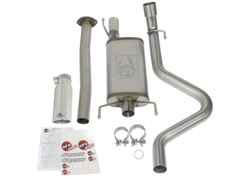 aFe MACH Force XP Cat-Back Stainless Steel Exhaust Syst w/Polished Tip Toyota Tacoma 05-12 L4-2.7L - Blais Performance Parts