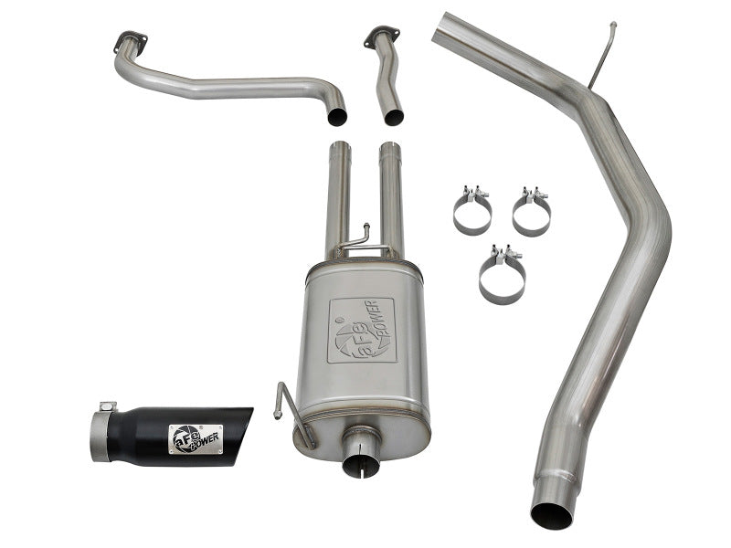 aFe MACHForce XP 2.5in Cat-Back Exhaust System w/ Black Tip Nissan Frontier 17-19 V8-5.6L - Blais Performance Parts