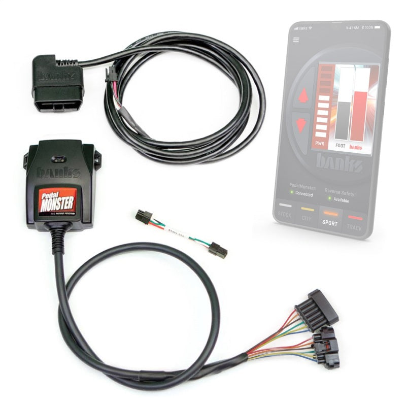 Banks Power Pedal Monster Kit (Stand-Alone) - Molex MX64 - 6 Way - Use w/Phone - Blais Performance Parts