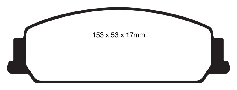 EBC 08-10 Pontiac G8 3.6 Yellowstuff Front Brake Pads - Blais Performance Parts