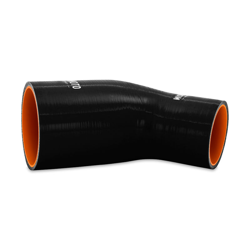 Mishimoto 2.5in to 3in 45 Degree Silicone Coupler - Black - Blais Performance Parts