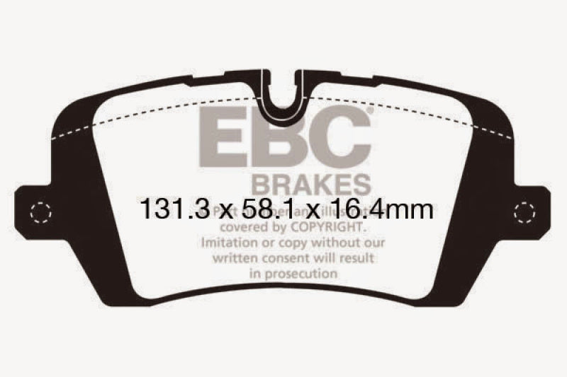 EBC 13+ Land Rover Range Rover 3.0 Supercharged Yellowstuff Rear Brake Pads - Blais Performance Parts