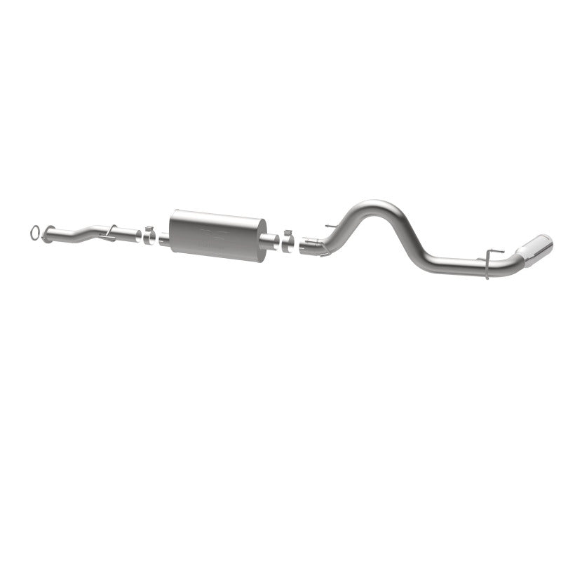 MagnaFlow Cat-Back 2016 Toyota Tacoma 3.5L V6 SS 3in Single Pass Side Exit Rear 4in Tip - Blais Performance Parts