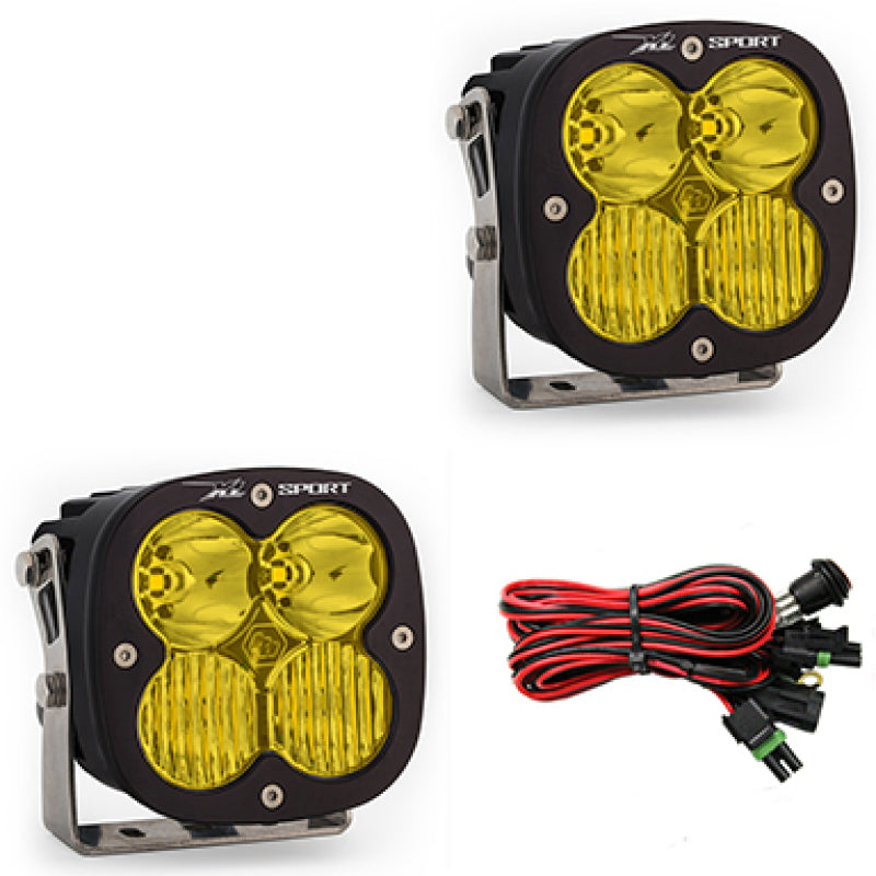 Baja Designs XL Sport Series Driving Combo Pattern Pair LED Light Pods - Amber - Blais Performance Parts