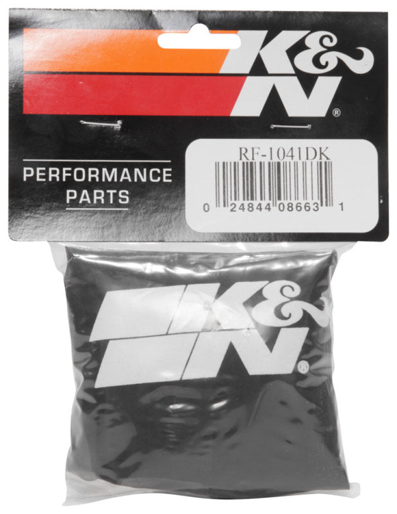 K&N Black Drycharger Round Tapered Custom Air Filter Wrap - Blais Performance Parts