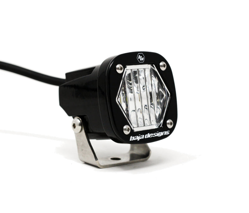 Baja Designs S1 Wide Cornering LED Light w/ Mounting Bracket Single - Blais Performance Parts