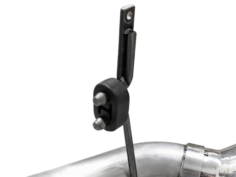 aFe Atlas Exhaust 4in DPF-Back Exhaust Aluminized Steel Polished Tip 11-14 ford Diesel Truck V8-6.7L - Blais Performance Parts