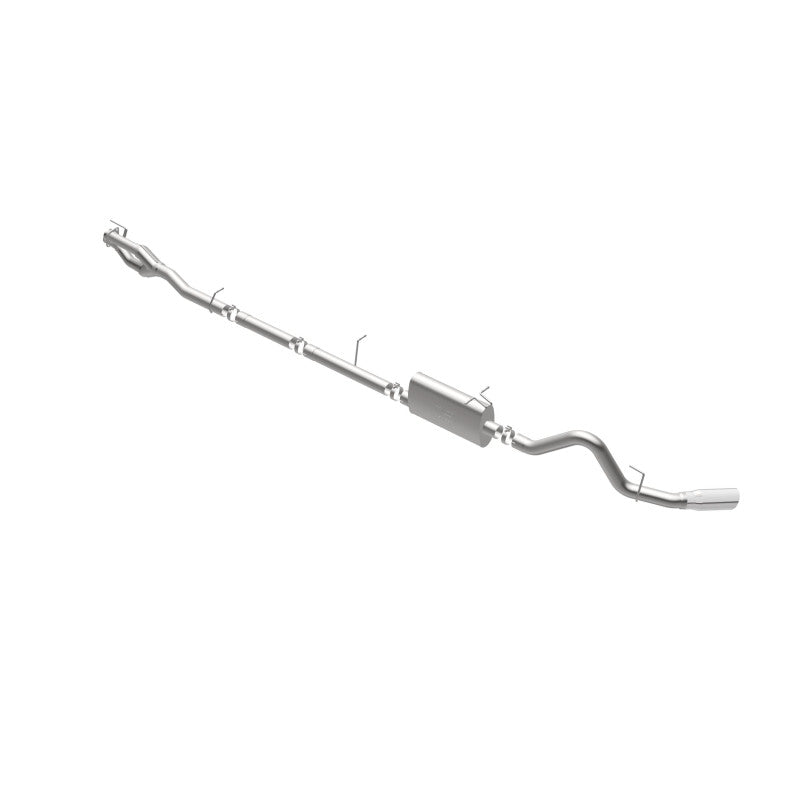 MagnaFlow Sys C/B 11-15 Ford Super Duty F250 6.2L EC CC, SS 3.5in Single Rear Pass Side Ext 5in Tip - Blais Performance Parts