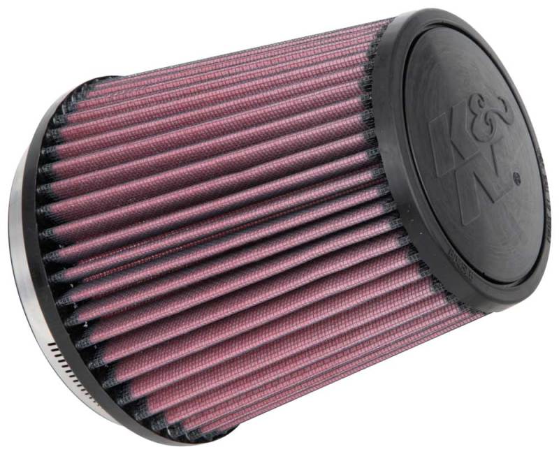 K&N Filter Universal Rubber Filter Round Tapered 4.5in Flange 5.875in Base 4.5 inch Top 6in Height - Blais Performance Parts