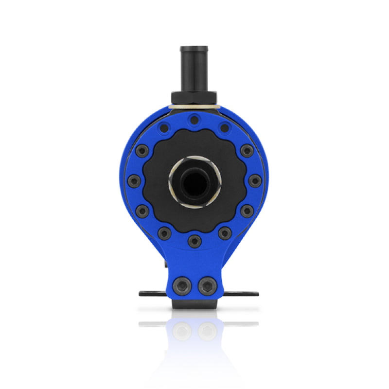 Mishimoto Universal Baffled Oil Catch Can - Blue - Blais Performance Parts