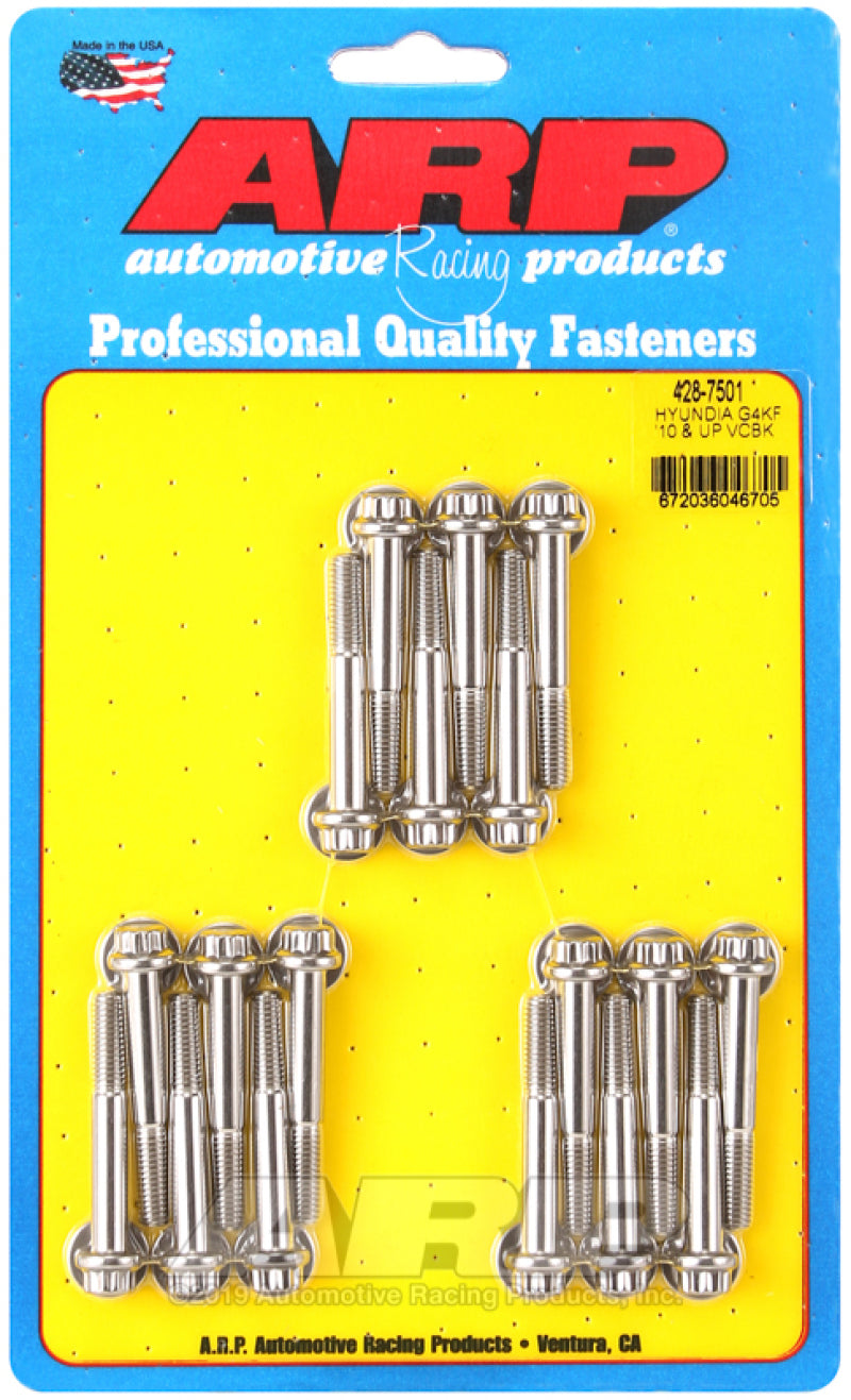 ARP Hyundai Genesis G4KF 2L 2010+ Valve Cover Bolt Kit - Blais Performance Parts
