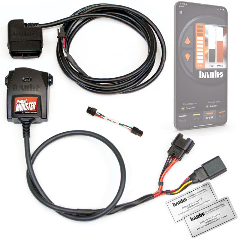Banks Power Pedal Monster Kit (Stand-Alone) 07-19 RAM 2500/3500/11-20 Ford F-Series 6.7L Use w/Phone - Blais Performance Parts