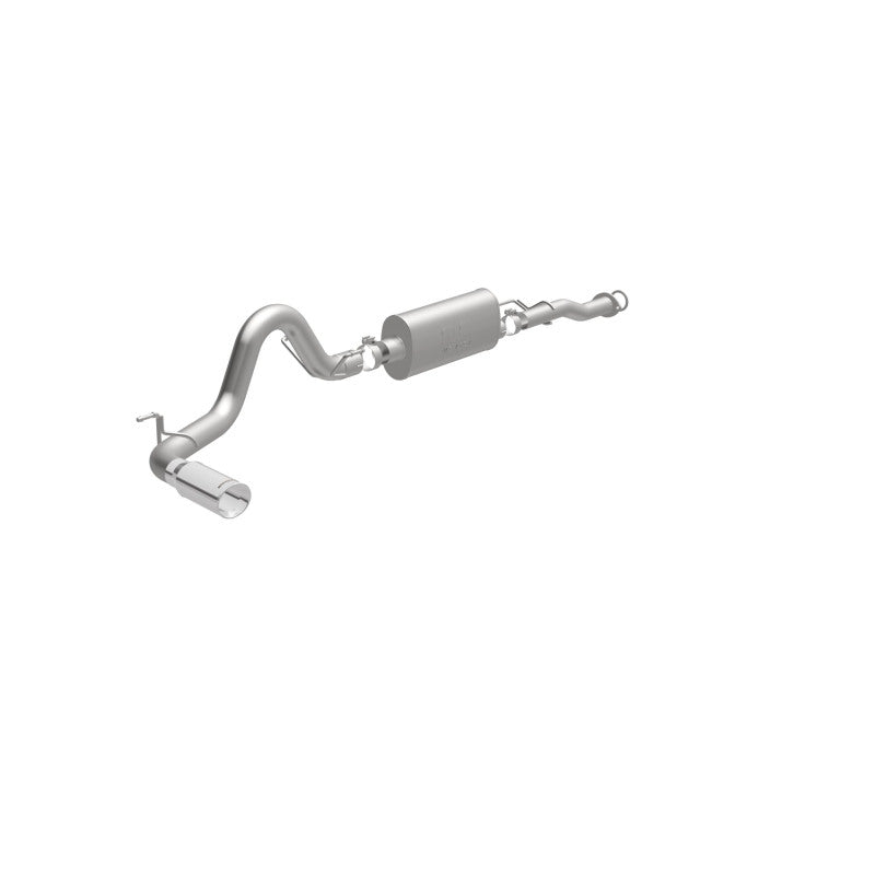 MagnaFlow Cat-Back 2016 Toyota Tacoma 3.5L V6 SS 3in Single Pass Side Exit Rear 4in Tip - Blais Performance Parts