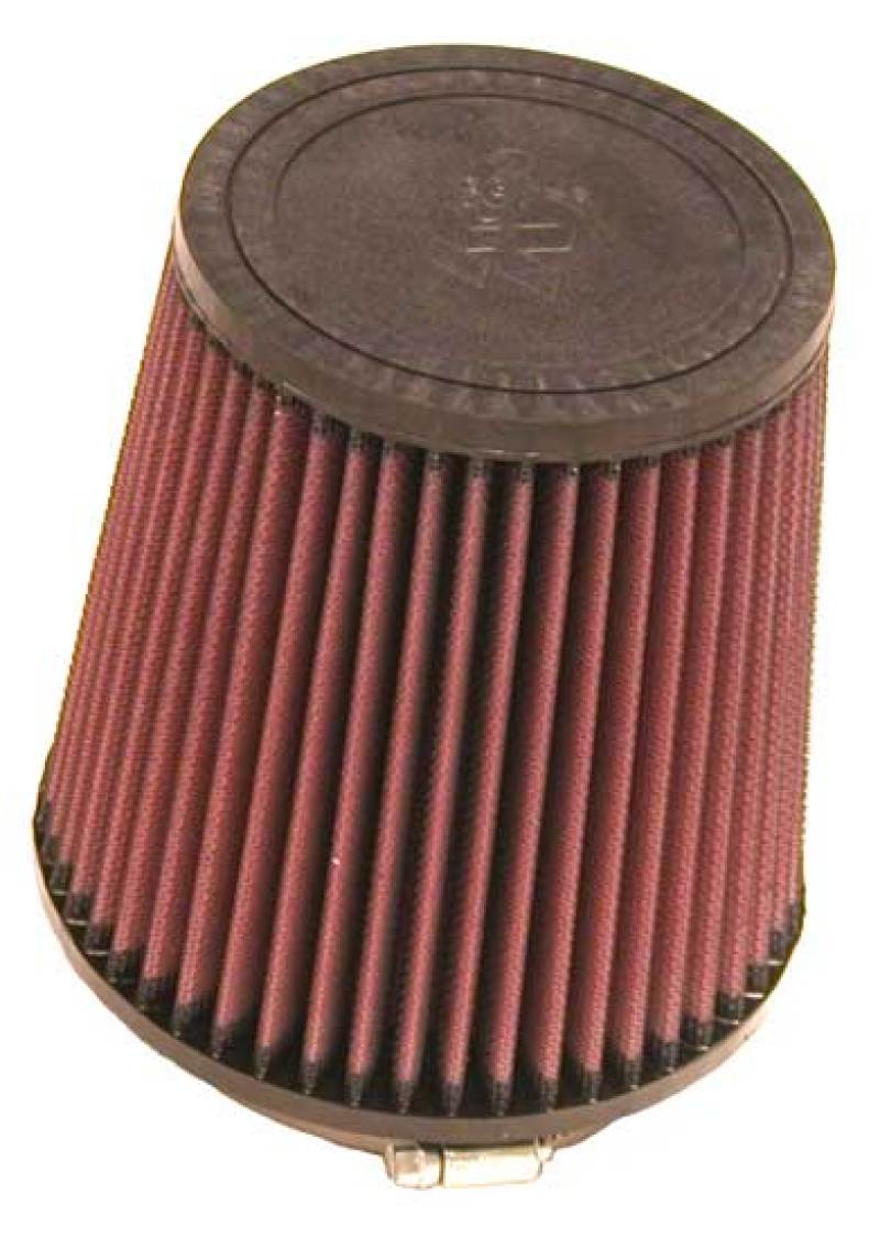 K&N Filter Universal Rubber Filter Round Tapered 4.5in Flange 5.875in Base 4.5 inch Top 6in Height - Blais Performance Parts
