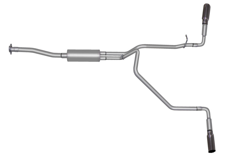 Gibson 15-22 Chevrolet Colorado LT 2.5L 2.25in Cat-Back Dual Extreme Exhaust - Aluminized - Blais Performance Parts