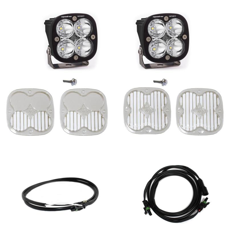 Baja Designs 2021+ Ford Bronco A Piller Light Kit Squadron Sport Spot w/Upfitter - Blais Performance Parts