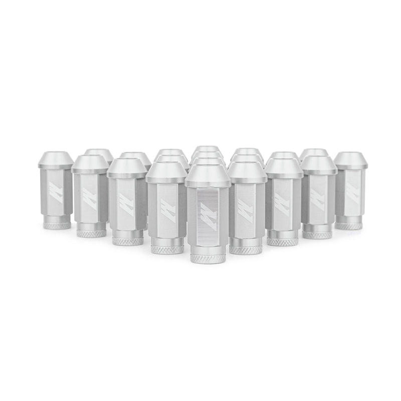 Mishimoto Aluminum Locking Lug Nuts M12x1.5 20pc Set Silver - Blais Performance Parts