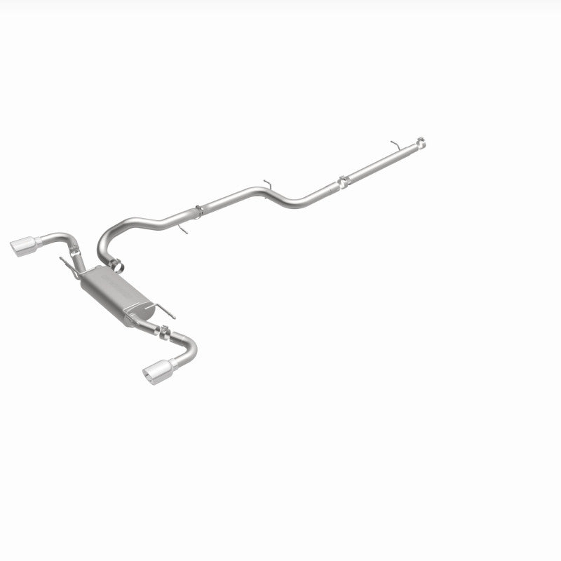 MagnaFlow 10-12 Mazda 3 L4 2.5L Hatchback Split Rear Exit Stainless Cat Back Performance Exhaust - Blais Performance Parts