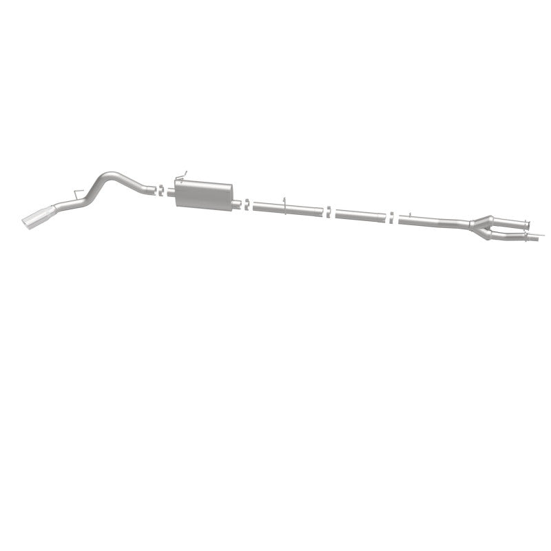 MagnaFlow Sys C/B 11-15 Ford Super Duty F250 6.2L EC CC, SS 3.5in Single Rear Pass Side Ext 5in Tip - Blais Performance Parts