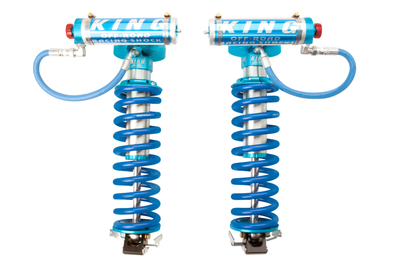 King Shocks 2005+ Ford F-250 4WD Front 2.5 Dia Remote Res Coilover Conversion w/Adjuster (Pair) - Blais Performance Parts