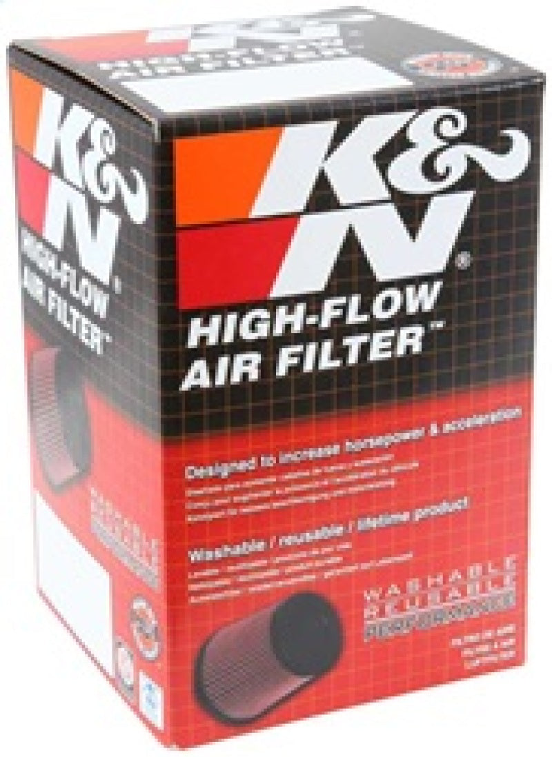 K&N Universal Rubber Filter 5 Degree Angled Flange 3.5in OD / 2.5in Flange ID / 6in Height - Blais Performance Parts