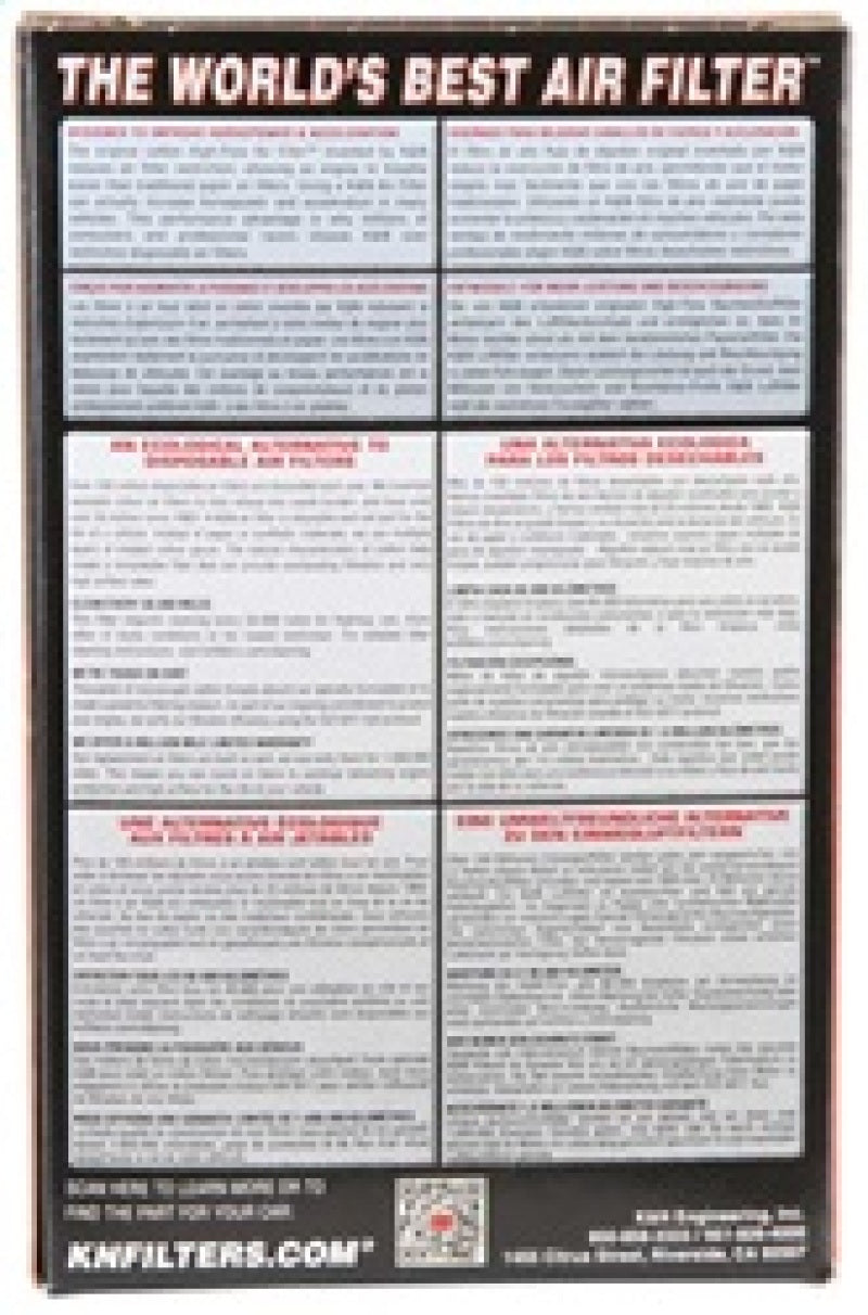 K&N Universal Rubber Filter 5 Degree Angled Flange 3.5in OD / 2.5in Flange ID / 6in Height - Blais Performance Parts