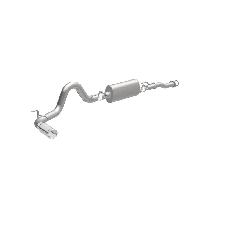 MagnaFlow Cat-Back 2016 Toyota Tacoma 3.5L V6 SS 3in Single Pass Side Exit Rear 4in Tip - Blais Performance Parts