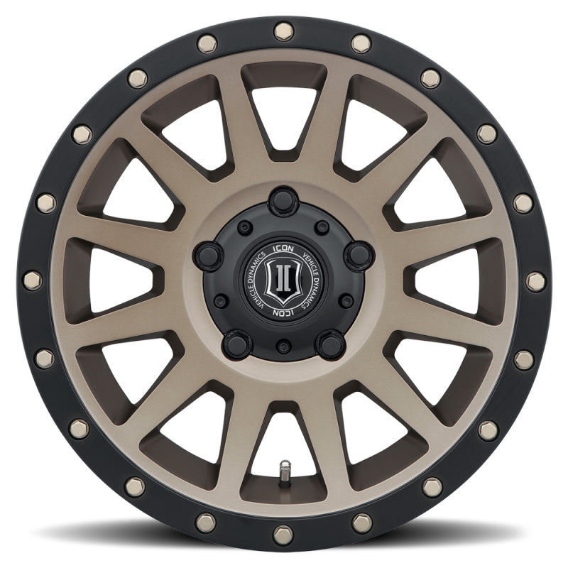ICON Compression 17x8.5 5x150 25mm Offset 5.75in BS 110.1mm Bore Bronze Wheel - Blais Performance Parts