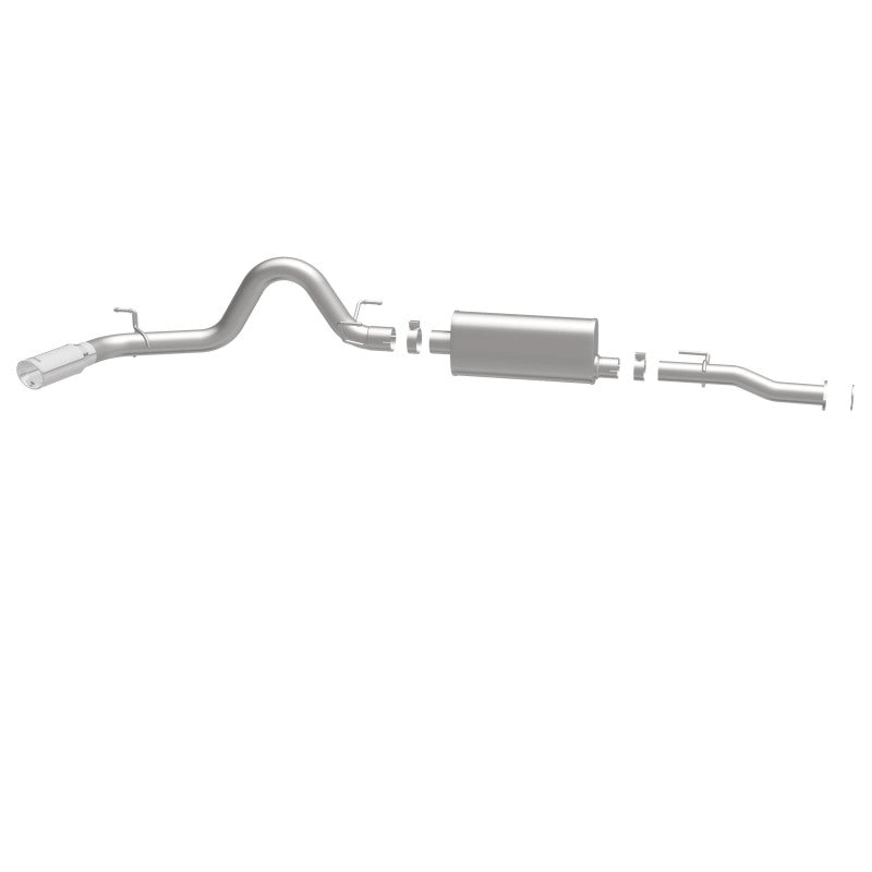 MagnaFlow Cat-Back 2016 Toyota Tacoma 3.5L V6 SS 3in Single Pass Side Exit Rear 4in Tip - Blais Performance Parts