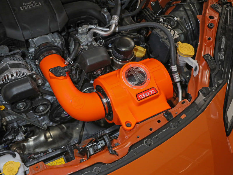 aFe 22-23 Toyota GR86 / Subaru BRZ Takeda Momentum Pro 5R Orange Edition Cold Air Intake System - Blais Performance Parts