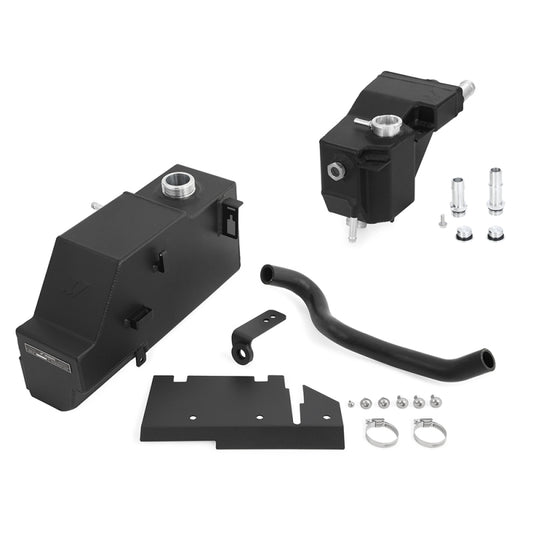 Mishimoto 11-19 Ford 6.7L Powerstroke Expansion Tank Kit - Micro-Wrinkle Black - Blais Performance Parts