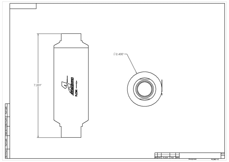 Aeromotive Replacement Pro-Series 10 Micron Fabric Element (for 12310 Filter Assembly) - Blais Performance Parts