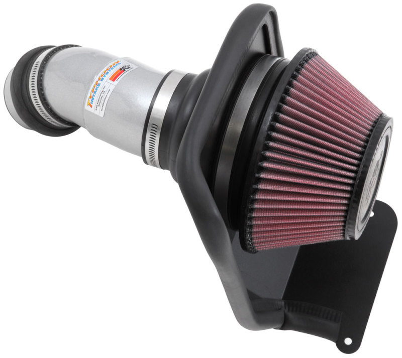 K&N 14-16 Kia Soul L4 2.0L Typhoon Cold Air Intake Aluminum Silver - Blais Performance Parts