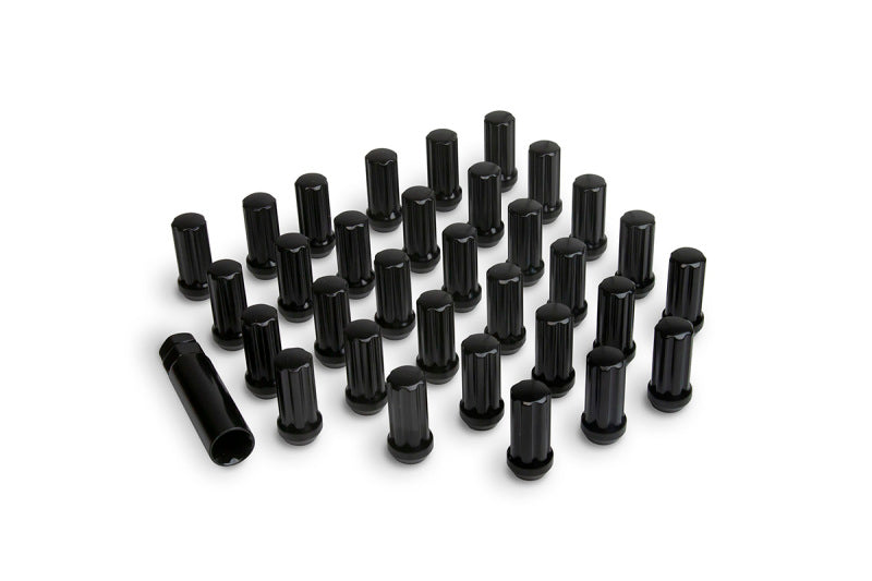 ICON Alloys Lug Nut Kit Black - 14x1.5 - 32 Lug Nuts w/ Key - Blais Performance Parts