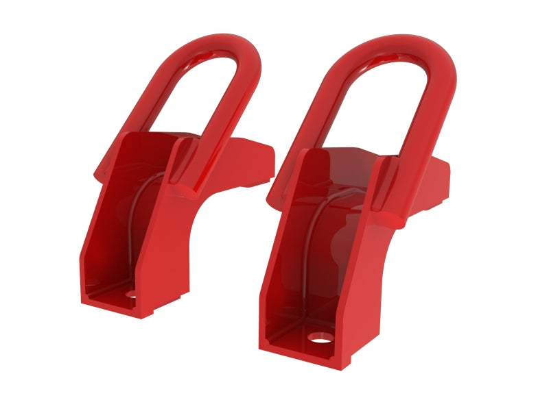 aFe Front Tow Hook Red 2022 Toyota Tundra 3.5L V6 - Blais Performance Parts