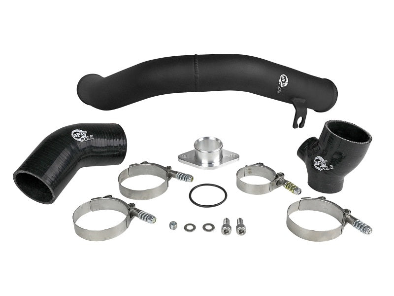 aFe BladeRunner 2.5in Aluminium Hot Side Charge Pipe 15-20 Subaru WRX 2.0T - Black - Blais Performance Parts