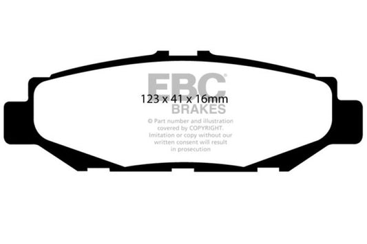 EBC 93-97 Lexus GS300 3.0 Yellowstuff Rear Brake Pads - Blais Performance Parts