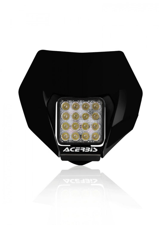 Acerbis VSL Universal Headlight - Black - Blais Performance Parts