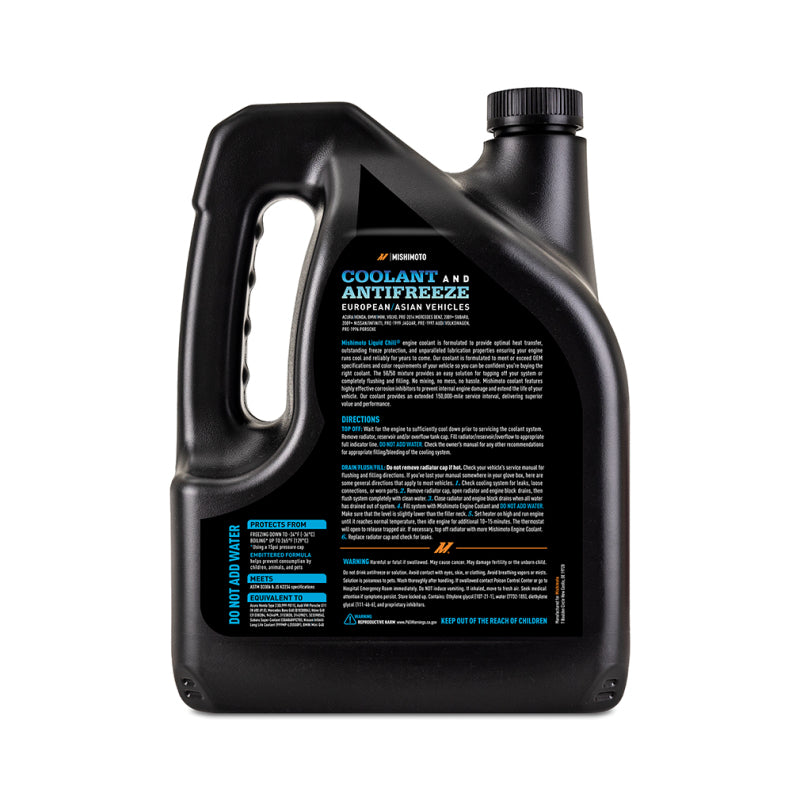 Mishimoto Liquid Chill EG Coolant, European/Asian Vehicles, Blue - Blais Performance Parts