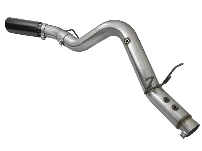 aFe LARGE BORE HD 5in 409-SS DPF-Back Exhaust w/Black Tip 2017 GM Duramax V8-6.6L (td) L5P - Blais Performance Parts