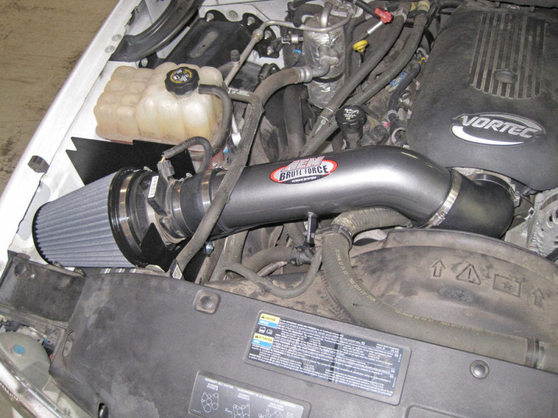 AEM 99-06 Chevy/GMC 5.3/6.0L Silver Brute Force Intake - Blais Performance Parts