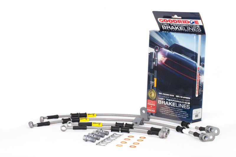 Goodridge 16-17 Mazda Miata MX-5 (w/o Factory Brembo Calipers) SS Brake Lines - Blais Performance Parts