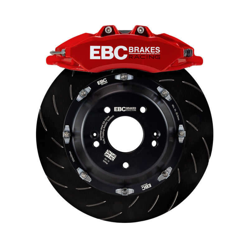 EBC Racing 07-13 BMW M3 (E90/E92/E82) Red Apollo-6 Calipers 380mm Rotors Front Big Brake Kit - Blais Performance Parts