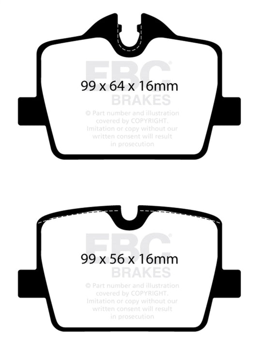 EBC 2019+ BMW Z4 G29 2.0T Bluestuff Rear Brake Pads - Blais Performance Parts