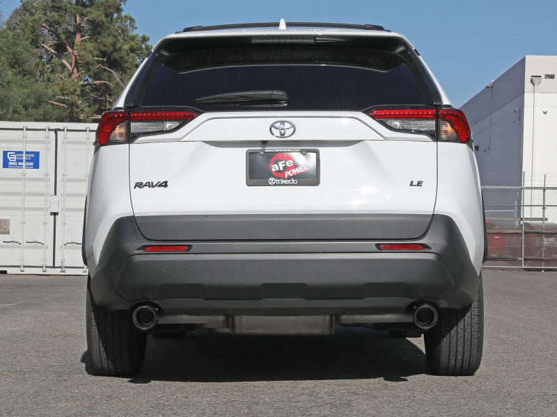 aFe POWER Takeda 19-21 Toyota RAV4 L4-2.5L 304SS CB Exhaust w/ Black Tips - Blais Performance Parts